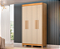 Guarda Roupa 4 Portas Valdemoveis Quero Quero Cinamomo/Off MDF - Imagem 2