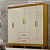Guarda Roupa 6 Portas 873 Cinamomo Off Acetinado 1.48m - Imagem 1