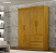 Guarda Roupa 6 Portas 874 Cinamo 1.00m - Imagem 1
