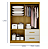 Guarda Roupa 6 Portas 875 Cinamo Off 1.00m - Imagem 2