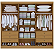 Guarda Roupa 6 Portas 883 Castanho 2.32m - Imagem 1