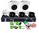 Kit Intelbras 05 Câmeras Full Color 720p VHL 1220 B + DVR MHDX 2108 Intelbras com HD 500MB + Acessórios - Imagem 1