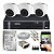 KIT CFTV  INTELBRÁS  3 CÂMERAS SEGURANÇA DOME 1MP DVR MHDX 1104C - Imagem 1