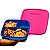 Tupperware Basic Line C/Divisórias Azul Beijo Neon - 550ml - Imagem 1