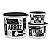 Tupperware Kit Arroz + Feijão + Sal Pop Box - Imagem 1