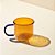 Caneca Dueto de Vidro Ambar - 250ml - Imagem 5