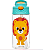 Garrafinha Tritan com Canudo BubaZoo Leãozinho 450ml (18m+) - Buba - Imagem 2