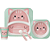 Kit Refeição em Bambu Gatinho Rosa (6m+) - Buba Bebe - Imagem 9