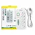 Filtro de Linha 5 Tomadas 4 Usb 1 Tipo-c Led Power Cor Branco B-max - Imagem 1