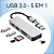 HUB USB-C + USB3.0 5 EM 1 - Imagem 3