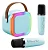 Caixa Som Bluetooth Karaokê Infantil 2 Microfone Led Premium - Imagem 1