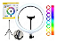 Ring Light Rgb Colorida 12 Polegadas Led 30cm + Tripe 2m - Imagem 1