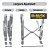 SUPORTE DE METAL EM ALUMINIO PARA NOTEBOOK - Imagem 2