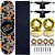 Skate Profissional Completo Shape 8.0 Camuflado Solid Wood Light - Imagem 1