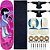 Skate Miss Black Girl Profissional 8.0 Feminina Truck Fun Light - Imagem 1