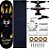 Skate Profissional Completo Shape Wood Light 8.0 Panther Truck Fun Light - Imagem 1