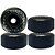 Roda Stick Skateboard Black 51mm Speed Wheels - Imagem 1