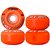 Roda para Skate Mentex 53mm Laranja ( jogo 4 rodas ) - Imagem 2