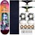 Skate Montado Shape Solo Decks Image Roses 8.0 - Imagem 1