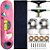 Skate Montado Shape Solo Decks Graphic Pink 8.0 - Imagem 1