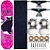 Skate Completo Shape Black Miss 8.0 Feminino Pink Truck Stick Skate - Imagem 1