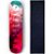 Shape Matilha Skate Fiber Glass 8.0 Super Premium Red Flower + Lixa de Brinde - Imagem 1