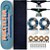 Skate Completo Shape Matilha Skate Fiber Glass 8.0 Super Premium Blue Brand - Imagem 1