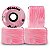 Rodas Longboards Mentex 65mm Dureza 85A Sweet Pink - Imagem 1