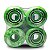 Rodas Para Skate Mentex 52mm Dureza 102A Green Importada - Imagem 2