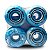 Rodas Para Skate Mentex 52mm Dureza 102A Blue Importada - Imagem 2