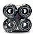 Rodas Para Skate Mentex 52mm Dureza 102A Black Importada - Imagem 2