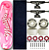 Skate Completo Matilha Marfim Fiber Glass 8.0 Pink - Imagem 1