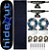 Skate Completo Shape Hideout Marfim Classic 8.25 All Black Blue Logo - Imagem 1