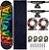 Skate Completo Shape Marfim Narina 8.0 Black Tag Color - Imagem 1
