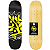 Shape Wood Light Skate 8.0 Marfim Black Tag Yellow (Fiber Glass) - Imagem 1