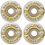 Rodas Spitfire Classic 53mm Gold Burners 99DU - Imagem 1