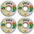 Rodas Faith Skateboards Cactus 53mm Dureza 100A Mande in USA - Imagem 1