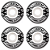 Rodas Importadas Darkstar 53mm Quarter Silver Dureza 99A - Imagem 1