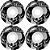 Rodas Importadas Darkstar 53mm Divide Black Silver Dureza 99A - Imagem 1