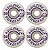 Rodas Spitfire 56mm Burner 99A Roxo Alta Performance - Imagem 1