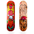 Shape Maple Milk Skateboards 9.0 Old Scholl Skull Fire - Imagem 1