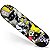 Skate Montado Black Sheep Profissional Black Yellow - Imagem 1