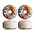 Roda Para Skate Importada 51mm Trick Or Treat Dureza 99a Orange - Imagem 1