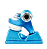 Truck Importado Ace 55 Classic Sapphire Blue - Imagem 2