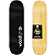 Shape Wood Light Skate 8.00 Marfim Fiber Glass Blackout - Imagem 1