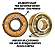 Roda Moska 53mm Rock + Rolamento Black Sheep Gold - Imagem 6
