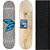 Shape Cisco Skate Marfim Logo Blue 8.0 + Lixa de brinde - Imagem 1