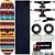 Skate Profissional Completo Shape Wood Light Ethnics Orange 8.0 - Imagem 1