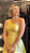 Vestido longo de zibeline amarelo - Imagem 4