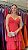 Vestido longo Coral babados - Imagem 3